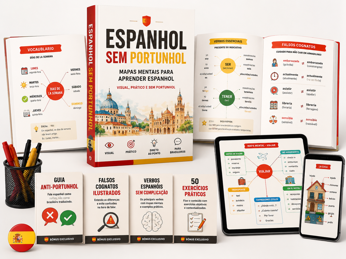 Mockup Espanhol Sem Portunhol Premium